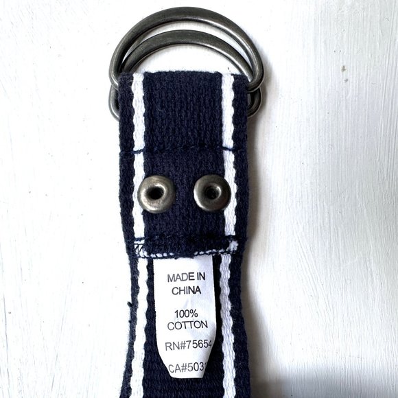 ABERCROMBIE & FITCH - Blue 100% cotton Belt - Picture 3 of 4